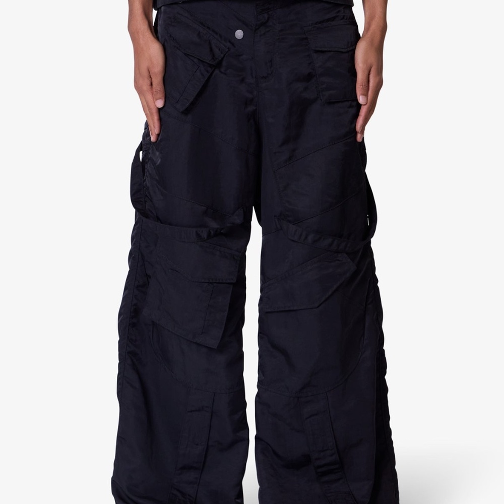 mnml Strapped Up Raver Double Cargo Pants - Black Size 30Black / 30